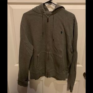 Polo Cotton Full-Zip Hoodie